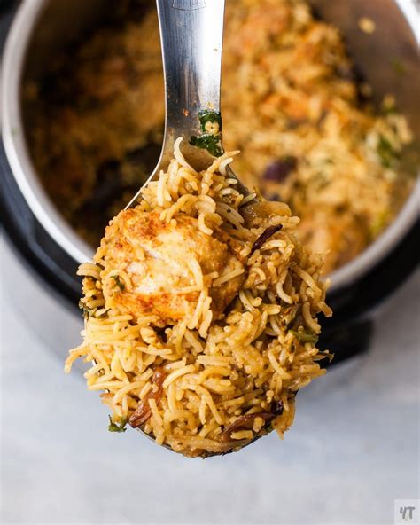 How To Make Chicken Biryani In Instant Pot One Pot Indian Rice Recipe