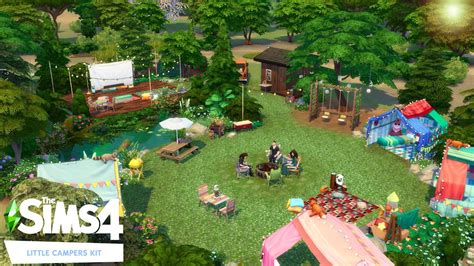 Little Campers Kit Camping Grounds The Sims 4 House Build Mini