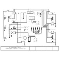 It shows the components of the circuit as simplified shapes, and the power and signal connections between the devices. Wiring Diagram Templates