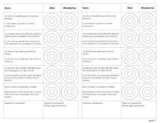 Madame Belle Feuille: clear target writing assessment | Writing assessment, French teaching ...