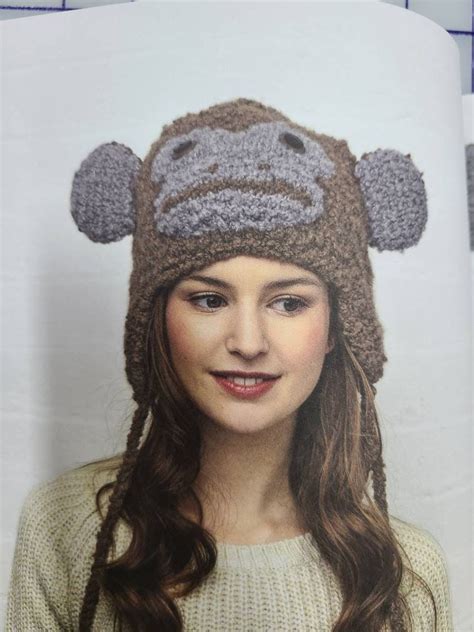 Knitted Animal Hats Pattern Book Etsy