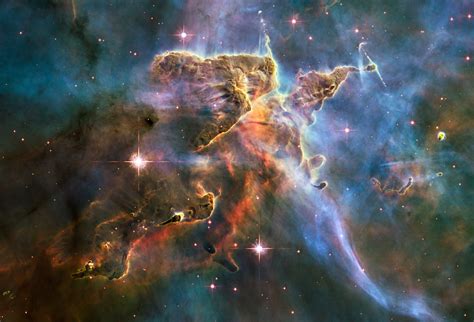 Esa Hubble Captures Spectacular ‘landscape In The Carina Nebula