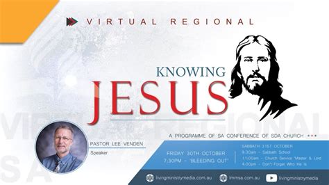 Bleeding Out Pastor Lee Venden Virtual Regional 30th October