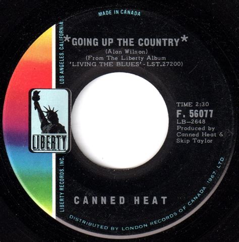 Going Up The Country By Canned Heat 1969 Hit Song Vancouver Pop