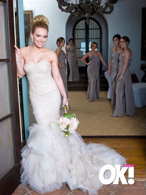 Hillary Duff Wedding Dress Photo One Stop Wedding Hilary Duff