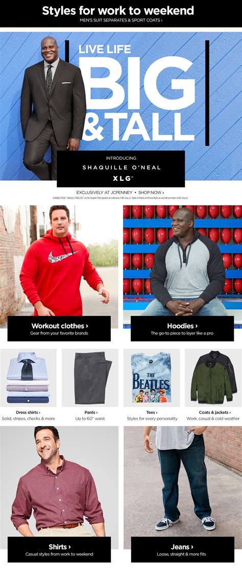 Big And Tall Clothing Mens Big And Tall Store Jcpenney