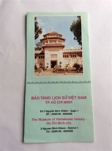 Leaflet The Museum Of Vietnamese History Ho Chi Minh City 315 Picclick
