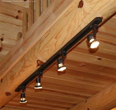 Rustic Log Home Lighting Bargains Rustic Track Lighting Cabin