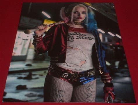 Margot Robbie Signed Suicide Squad Hot Harley Quinn 11x14 Photo Autograph Coa 1852433814