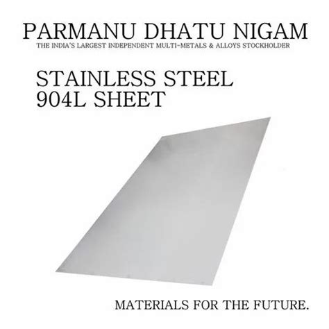 Stainless Steel 904l Sheet At Rs 400kg Stainless Steel 904l Sheet In