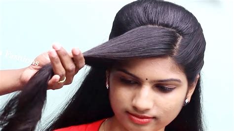 Indian Hairstyle Suitable For Saree Wavy Haircut
