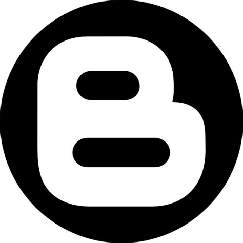 Free Icon | Blogger logotype