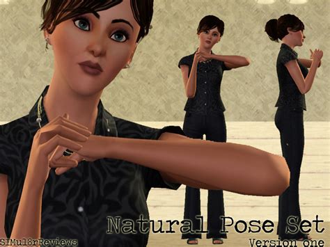 Mod The Sims The Natural Pose Set V1 Custom Animationsposes