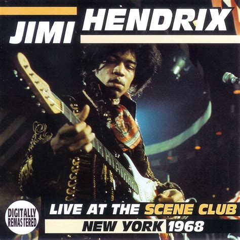 Carátula Frontal De The Jimi Hendrix Experience Live At Scene Club New York 1968 Portada