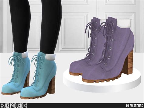 858 High Heel Boots By Shakeproductions Best Sims Mods