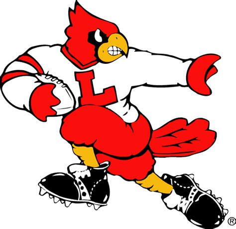 Louisville Football Logo Louisville Cardinals Mascot Logo 1992