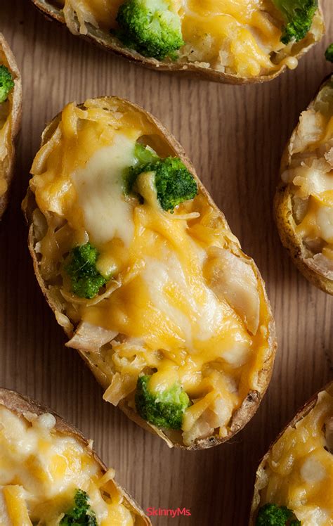 Need a quick veggie side dish to pair with dinner? 5-Ingredient Healthy Stuffed Potato Skins | Recipe | Food ...