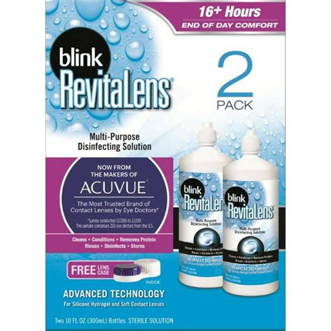 Blink Revitalens Contact Solution Multi Purpose Disinfecting Solution