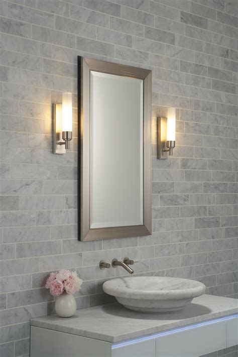 Led lighted bathroom mirror requires hardwired connection ✅aluminum frame led lighted mirror: 20 Best Collection of Fancy Bathroom Wall Mirrors | Mirror ...
