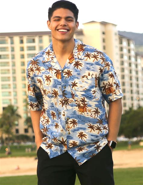 With this fun top, you'll be ready for a nice long vacation in the hot sunny beach! Rayon Aloha Shirt Tropical Shack: Shaka Time Hawaii ...