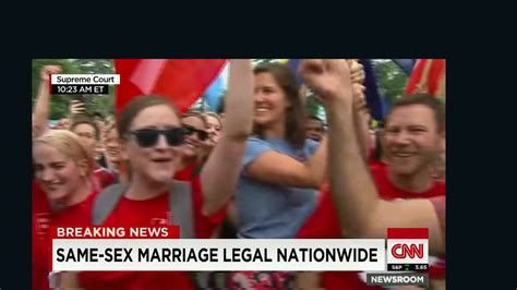 Same Sex Marriage Celebrated On Supreme Court Steps Cnn Video My Xxx