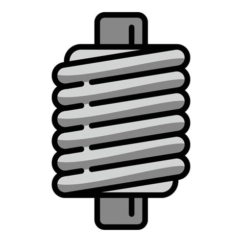 Machine Coil Icon Outline Style 14226574 Vector Art At Vecteezy