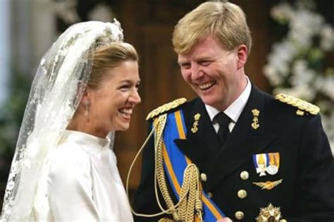 queen maxima and king willem alexander of the netherlands on their wedding day maxima de