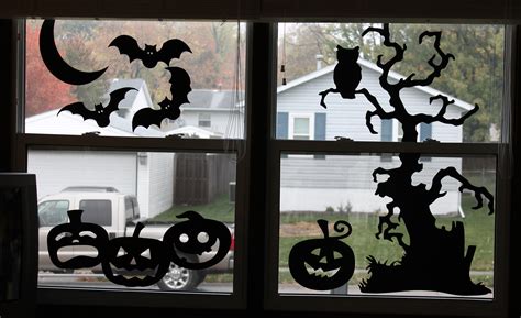 Halloween Silhouette Windows Who Arted