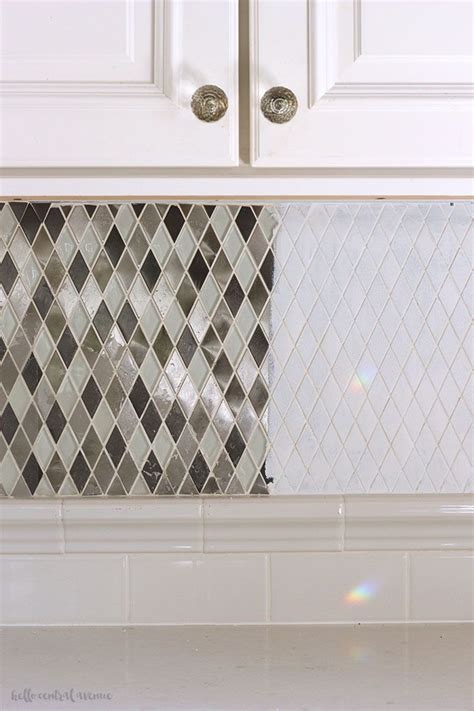 Tips Tricks To An Easily Painted Tile Backsplash Hello Central