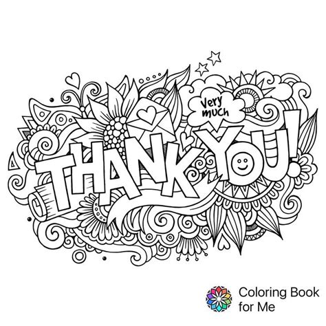 Free Printable Thank You Coloring Pages Coloring Pages Inspirational