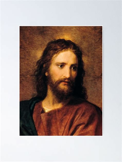 Portrait Of Christ By Heinrich Hofmann Poster By High Resolution