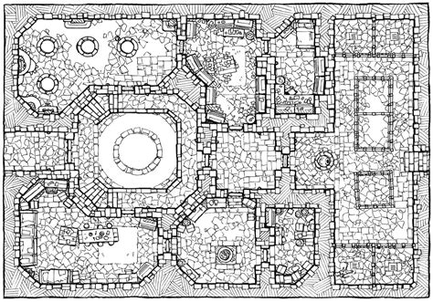 The Cultist Lair Dungeon Map By 2 Minute Tabletop