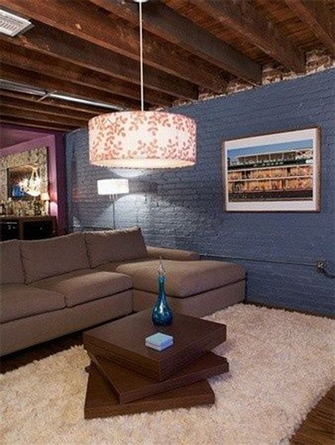 Cool 99 Cool Basement Living Room Design Ideas Basement House