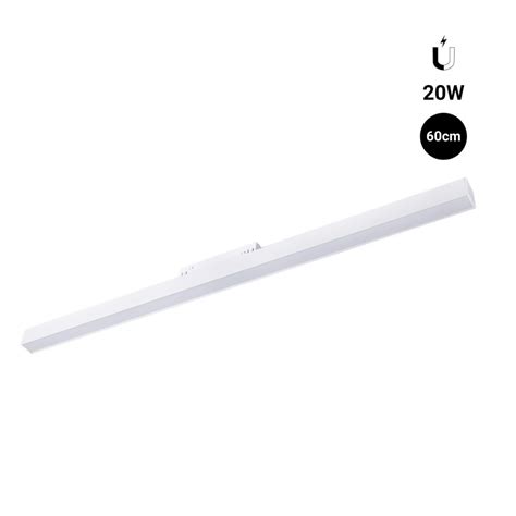 Faretto Lineare Led A Binario Magnetico V W Bianco