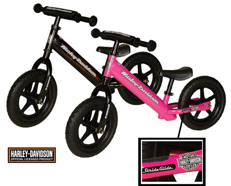 Strider balance bikes make riding as easy as walking for kids of all ages! Harley-Davidson STRIDER Balance Bike