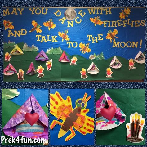 Preschool camping theme ideas that kids love. Camping Theme Preschool Bulletin Board Art - PreK4Fun