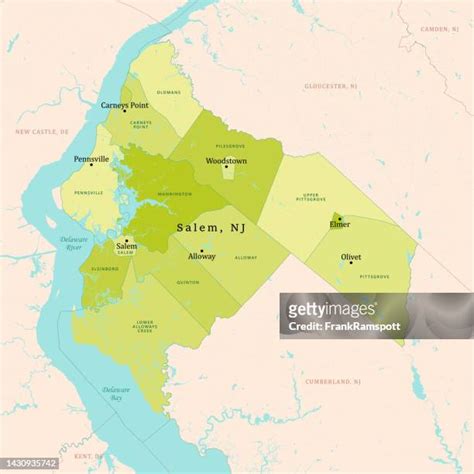 New Jersey County Map Photos And Premium High Res Pictures Getty Images