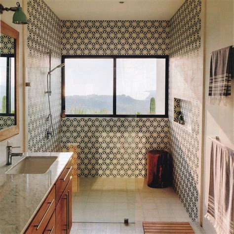 Cement tile is extremely durable. Have You Seen This Tunis Cement Tile Bathroom? - Granada ...
