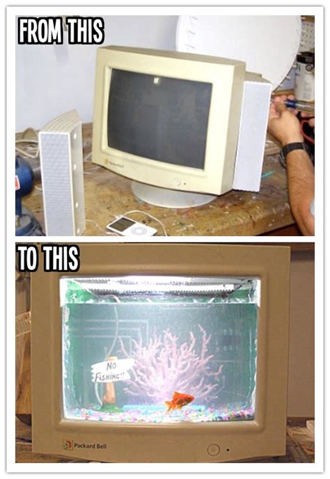 Select couple of minutes for this option. How to turn an old CRT computer monitor into a fish tank ...