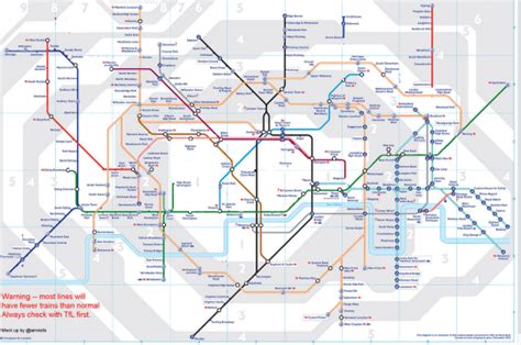 Tube Strike Heres What The London Underground Map Will Look Like