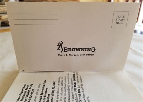 Vintage Original Browning Citori Over Under Shotgun Page Manual Clean Solid Ebay