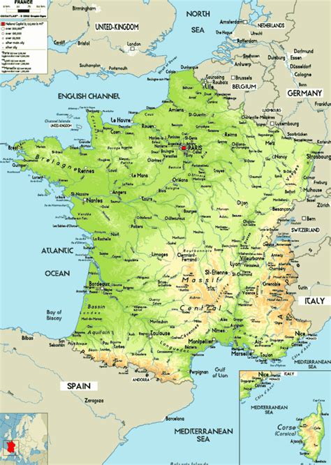 Detailed Map Of France With All Cities