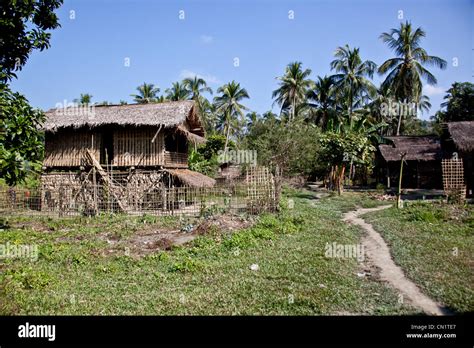 Chin Village Rakhine State Burma Myanmar Stock Photo Alamy