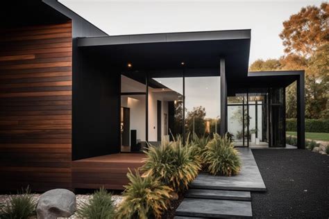 Black Modern Houses Bold And Beautiful Design Jewkes Design