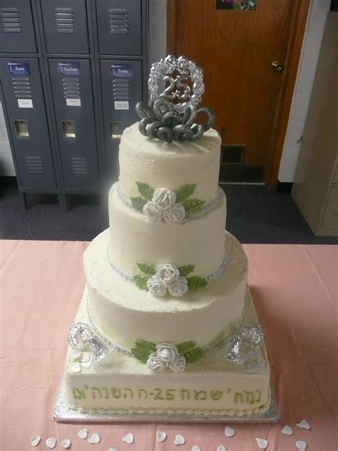 scratchbaker: 25th Silver Anniversary Cake