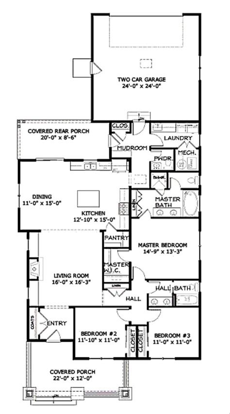 Pottery, glassworks, furniture, lighting, and houses from the turn of the 20th century were rediscovered and being celebrated for their simplicity of design and traditional beauty. Craftsman Style House Plan - 3 Beds 2.5 Baths 1833 Sq/Ft ...