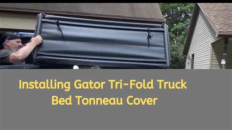 Installing Gator Etx Soft Tri Fold Truck Bed Tonneau Cover Youtube