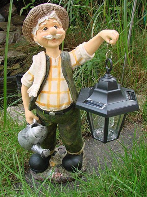 Die herstellung und transport der ware stellt in der momentanen situation eine enorme herausforderung dar. Opa Hans mit Solar Laterne Gartenfigur Deko Figur ...