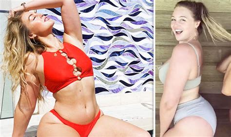 Iskra Lawrence Instagram Model Jiggles Curves In Nude Bathing Suit Celebrity News Showbiz