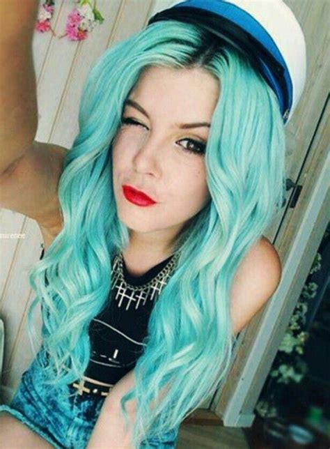 Colorful Hair Extensions Turquoise Hair Blue Mermaid